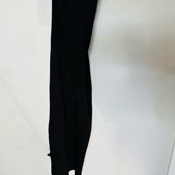 Bec + Bridge Black Middle Cutout High Neck Instinct Ribbed Midi Dress Size M - Picture 5 of 14